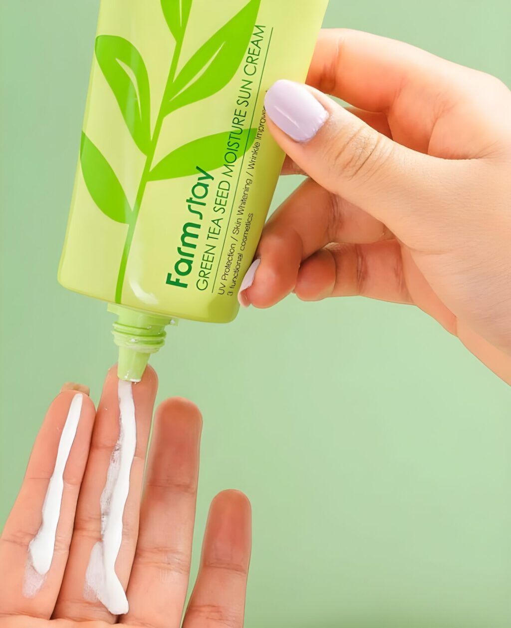 FarmStay Green Tea Seed Moisture Sun Cream SPF50+PA+++ 70ml