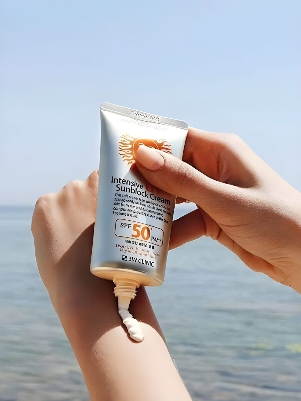 3W CLINIC Intensive UV Sunblock Cream 70ml