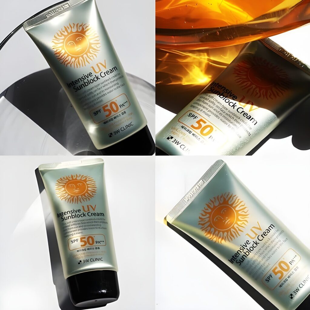 3W CLINIC Intensive UV Sunblock Cream 70ml