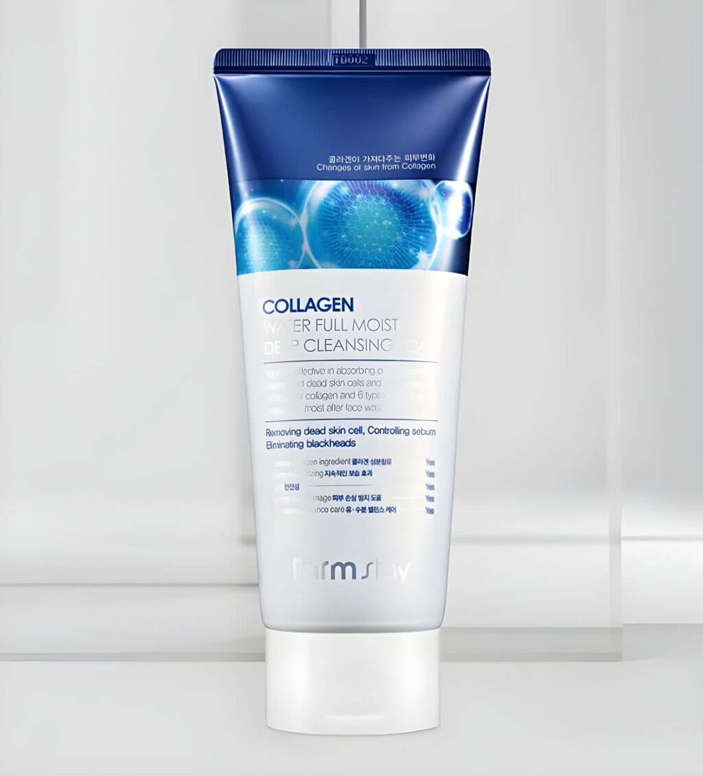 FarmStay Collagen Water Full Moist Deep Cleansing Foam 180ml