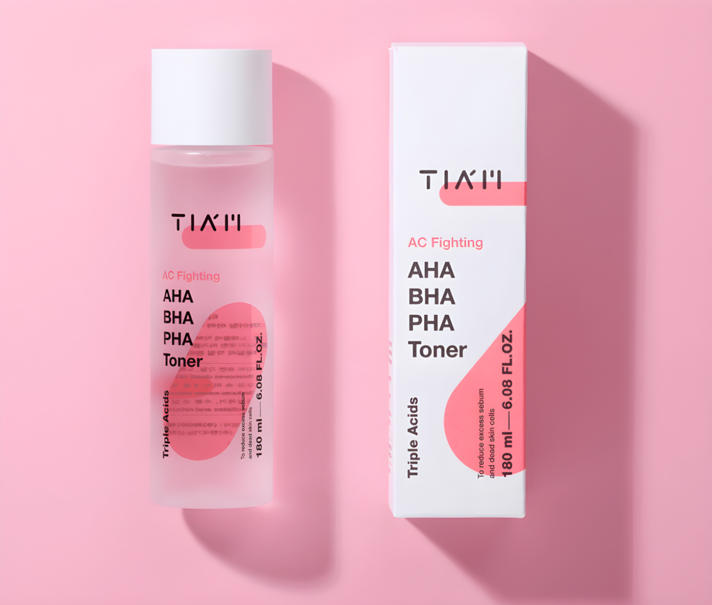 TIAM AC Fighting AHA BHA PHA Toner 180ml