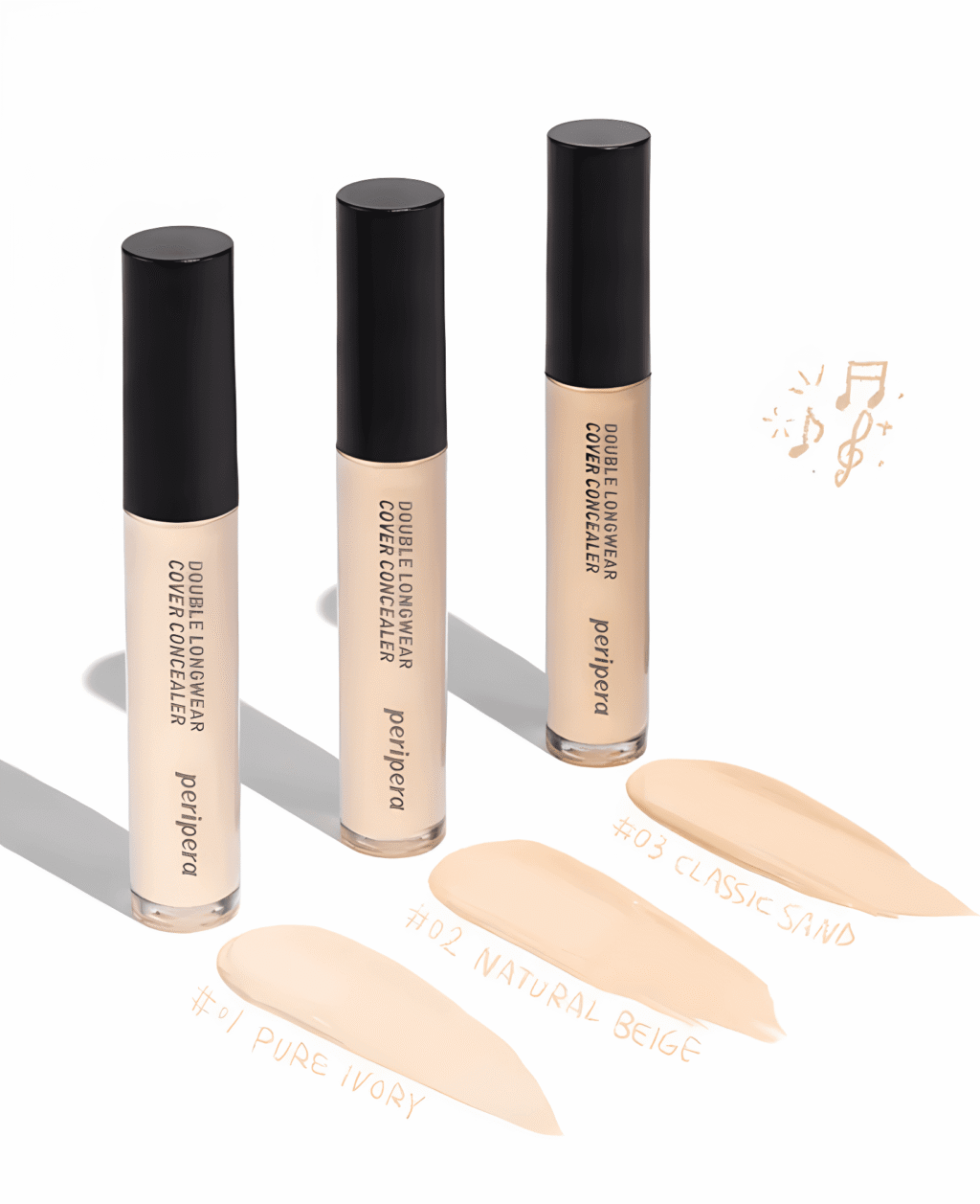 Peripera Double Longwear Cover Concealer 5.5g