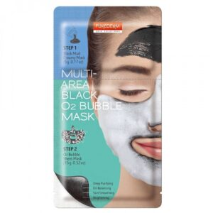 PUREDERM Multi-Area Black O2 Bubble Mask 