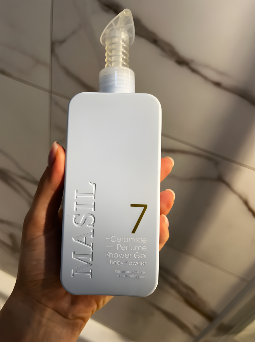 MASIL 7 CERAMIDE PERFUME BABY POWDER SHOWER GEL 500ml