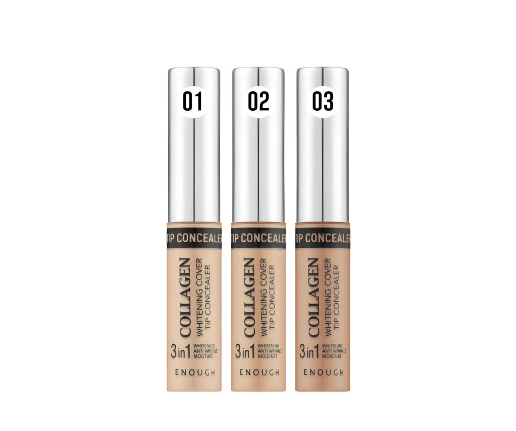 ENOUGH Collagen Whitening Cover Tip Concealer 3in1 #01