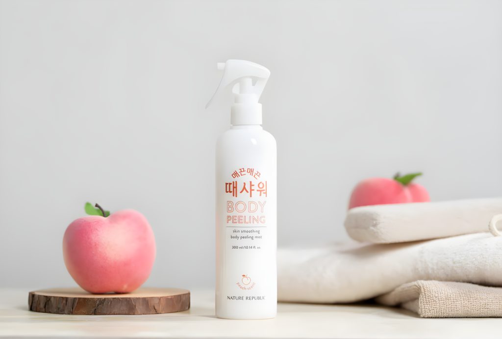 NATURE REPUBLIC Skin Smoothing Body Peeling Mist Peach 300ml