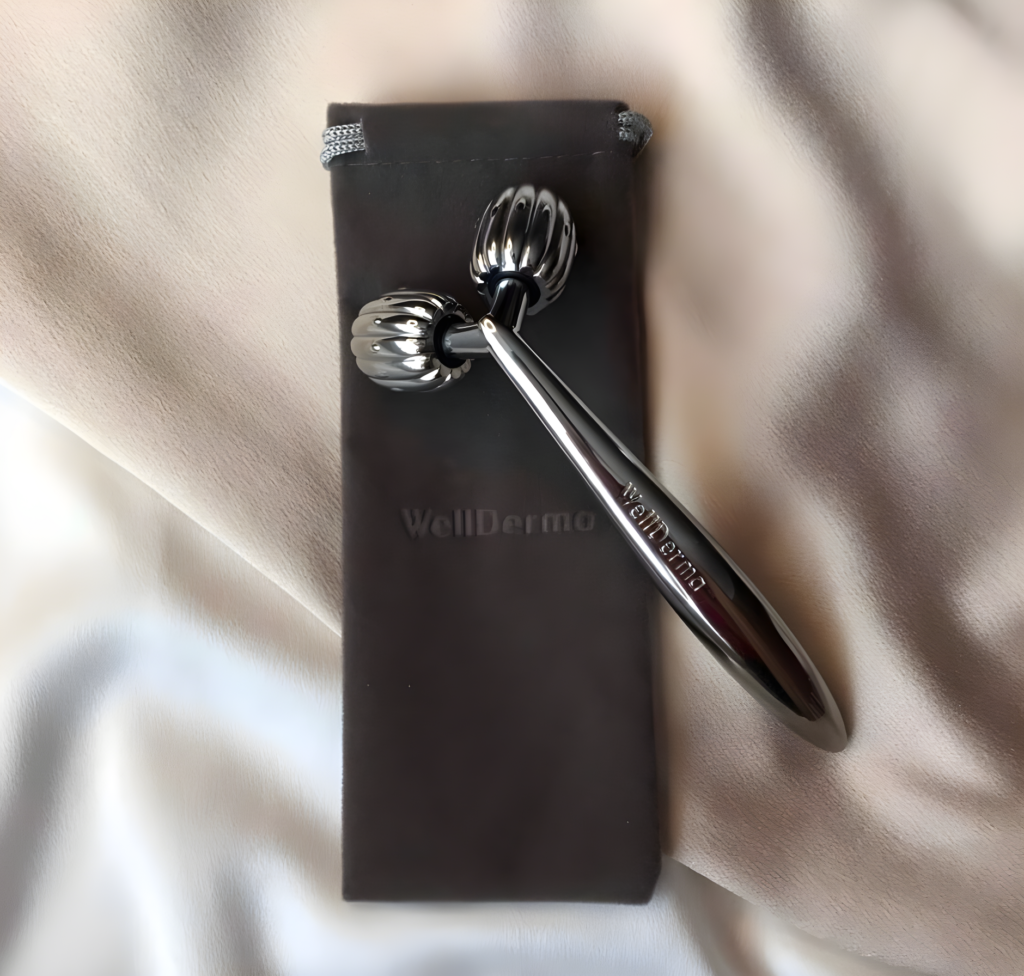 WellDerma Face Lifting Roller Dark Silver