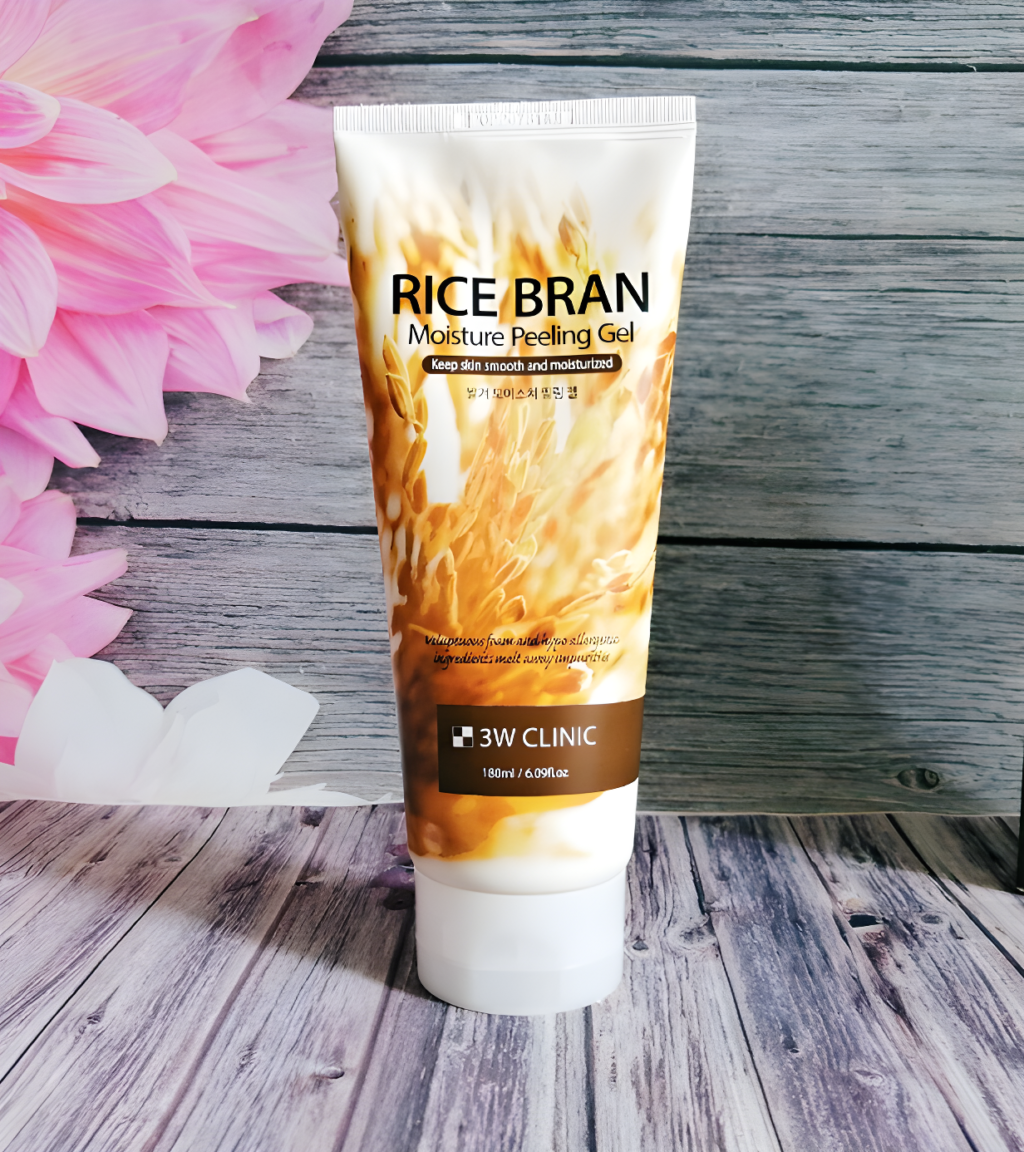 3W CLINIC RICE BRAN MOISTURE PEELING GEL 180ml 