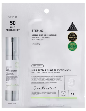 VT Mild Reedle Shot 50 2-Step Mask 1ea