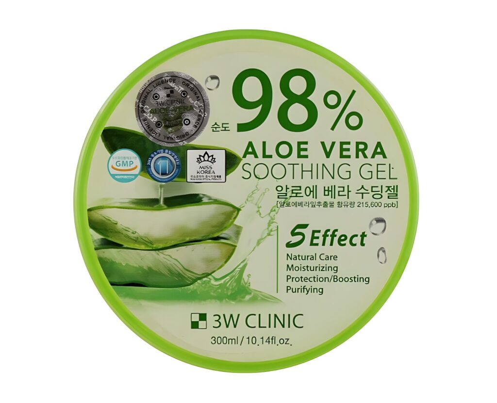 3W Clinic Aloe Vera Soothing Gel Purity 98% 300g