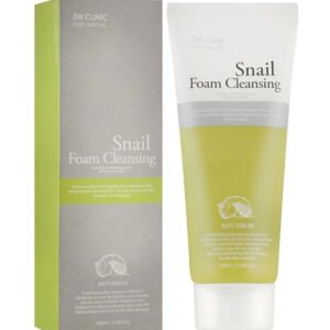 3W CLINIC Foam Cleansing Snail 100ml