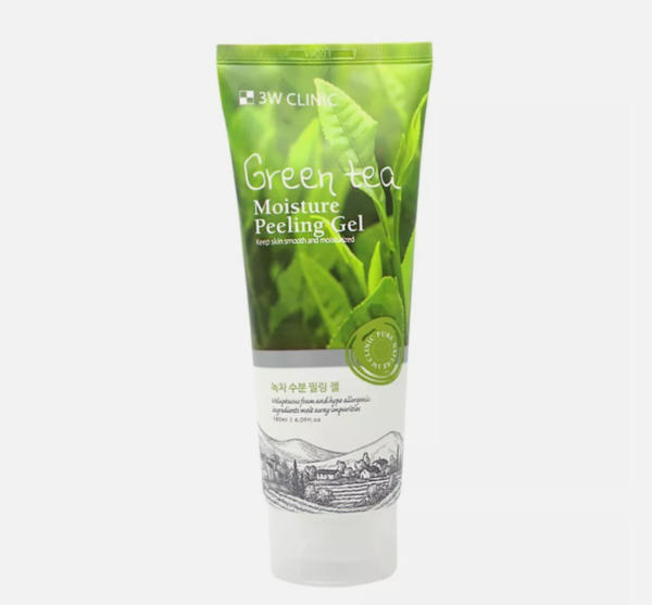 3W CLINIC GREEN TEA MOISTURE PEELING GEL 180ml 3W CLINIC GREEN TEA MOISTURE PEELING GEL 180ml