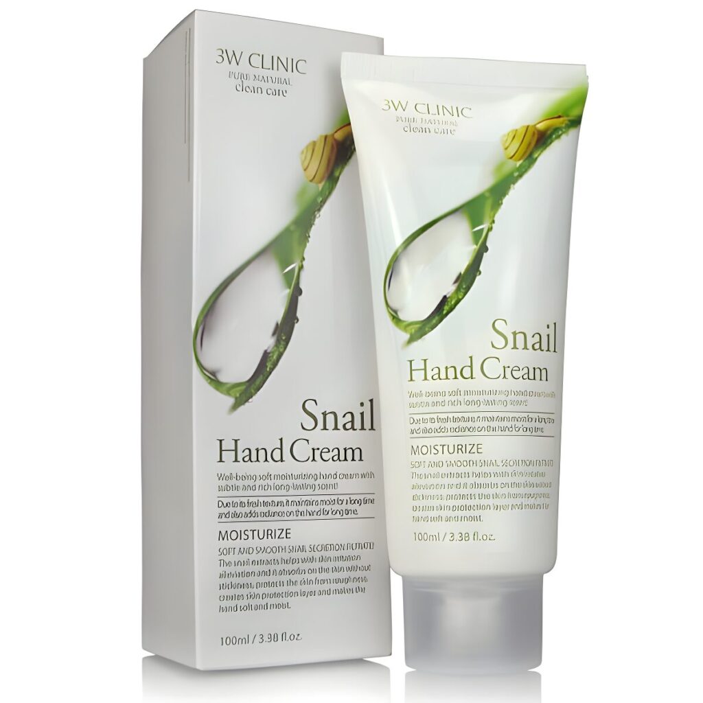 3W CLINIC Moisturizing Snail Hand Cream 100ml 3W CLINIC Moisturizing Snail Hand Cream 100ml