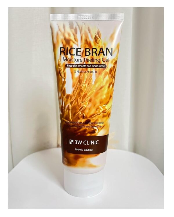 3W CLINIC RICE BRAN MOISTURE PEELING GEL 180ml 