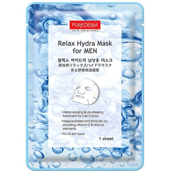 PUREDERM Relax Hydra Mask for MEN