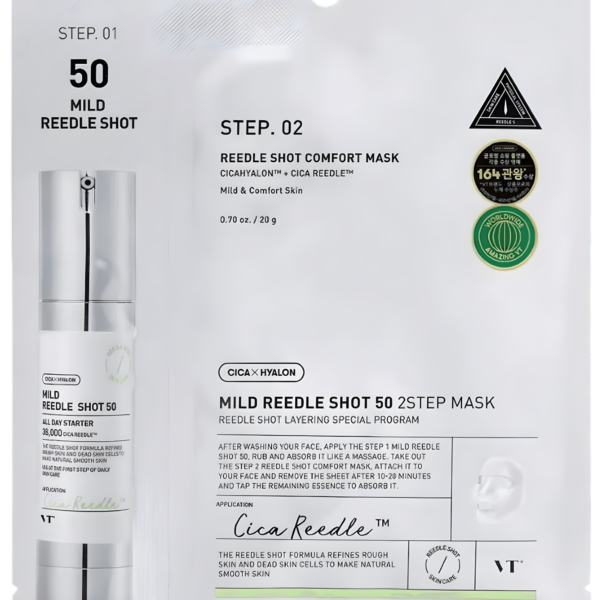 VT Mild Reedle Shot 50 2-Step Mask 1ea