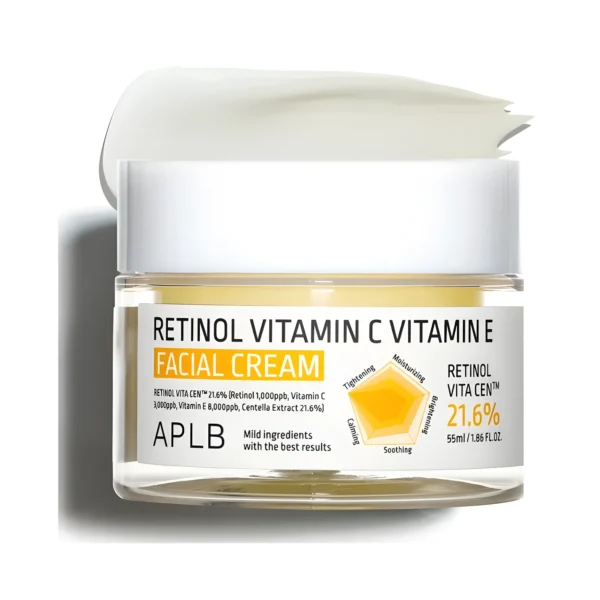 APLB Retinol Vitamin C Vitamin E Facial Cream 55ml