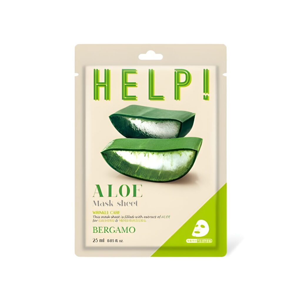 Bergamo Help! Aloe Mask Sheet 25ml