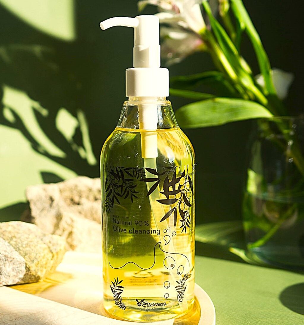 ELIZAVECCA Milky Wear Natural 90% Olive Cleansing Oil 300ml