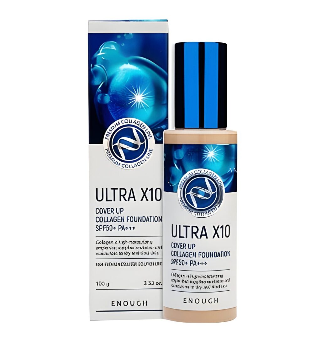 Enough Ultra X10 Cover UP Collagen Foundation SPF50+ PA+++ #21