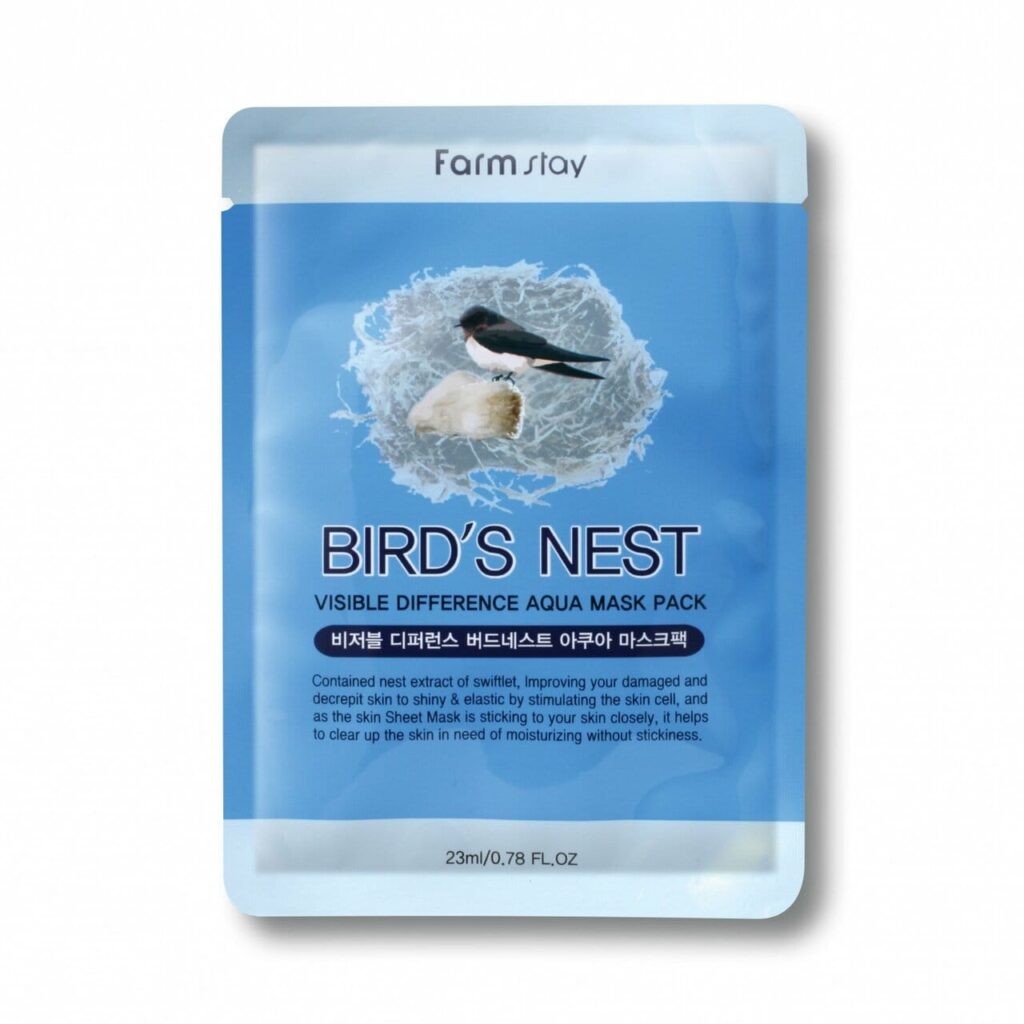FARM STAY Visible Difference Birds Nest Mask Sheet 23ml