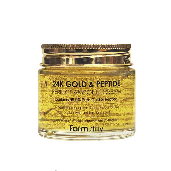 FARMSTAY 24K Gold Peptide Perfect Ampoule Cream 80ml FARMSTAY 24K Gold Peptide Perfect Ampoule Cream 80ml