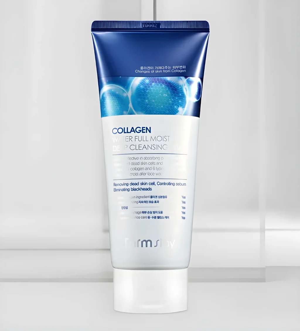 FarmStay Collagen Water Full Moist Deep Cleansing Foam 180ml
