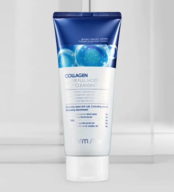 FarmStay Collagen Water Full Moist Deep Cleansing Foam 180ml FarmStay Collagen Water Full Moist Deep Cleansing Foam 180ml