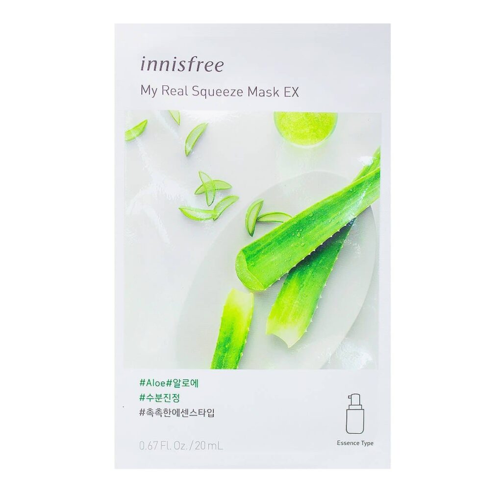 Innisfree My Real Squeeze Aloe mask