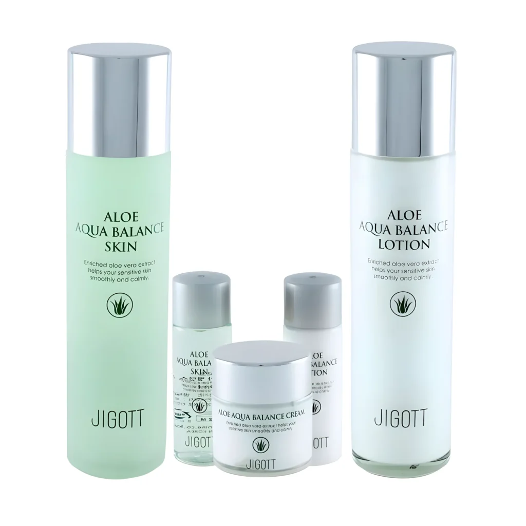 Jigott Aloe Aqua Balance Skin Care 3 Set