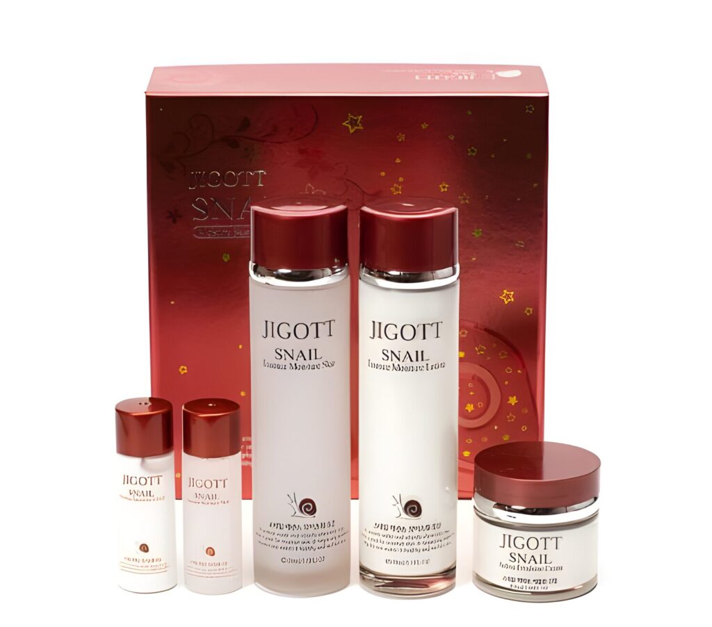 Jigott Snail Moisture Skin Care 3 Set Jigott Snail Moisture Skin Care 3 Set
