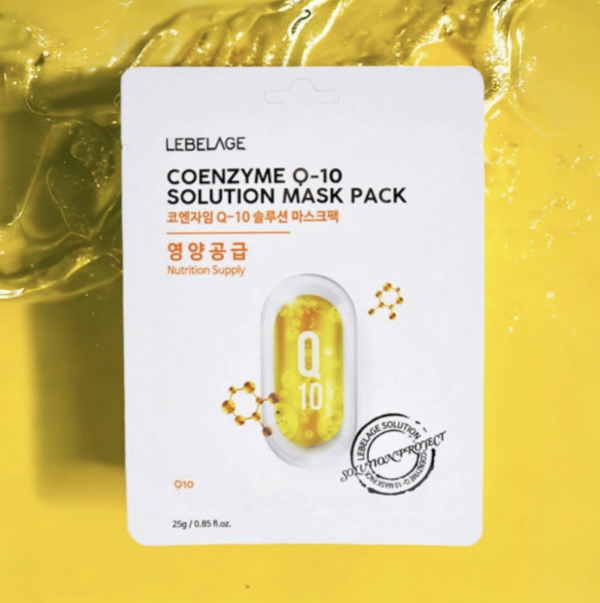 LEBELAGE COENZYME Q-10 SOLUTION MASK PACK 25g LEBELAGE COENZYME Q-10 SOLUTION MASK PACK 25g