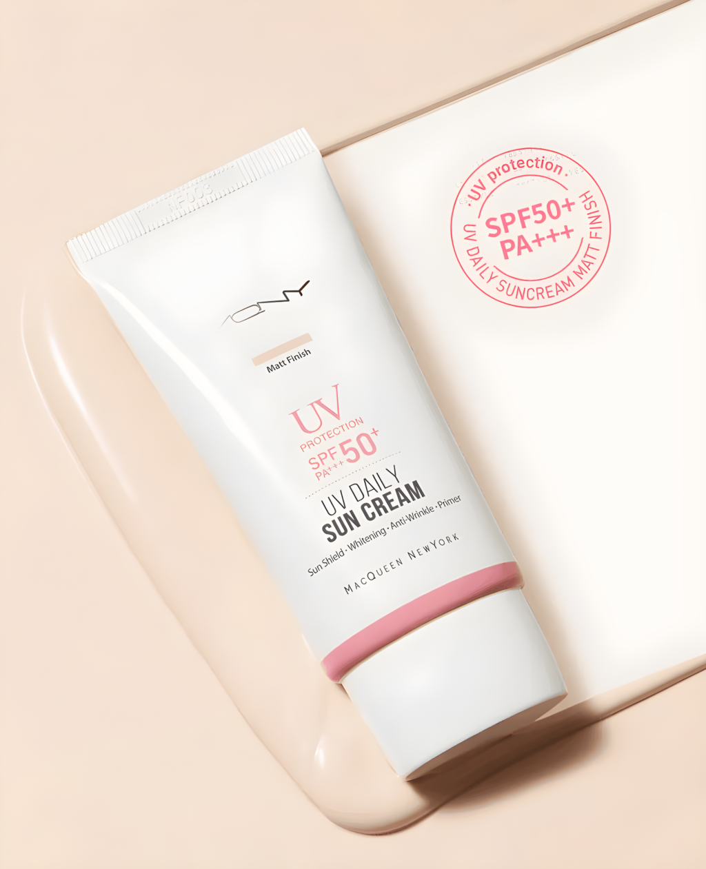 MacQueen New York Daily Sun Cream Matt Finish SPF50+ PA+++ 50g MacQueen New York Daily Sun Cream Matt Finish SPF50+ PA+++ 50g