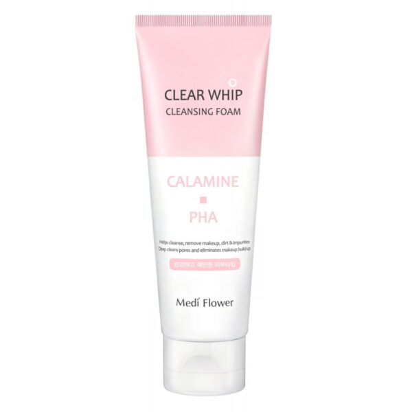 MEDI FLOWER Clear Whip Cleansing Foam Calamine 120ml MEDI FLOWER Clear Whip Cleansing Foam Calamine 120ml