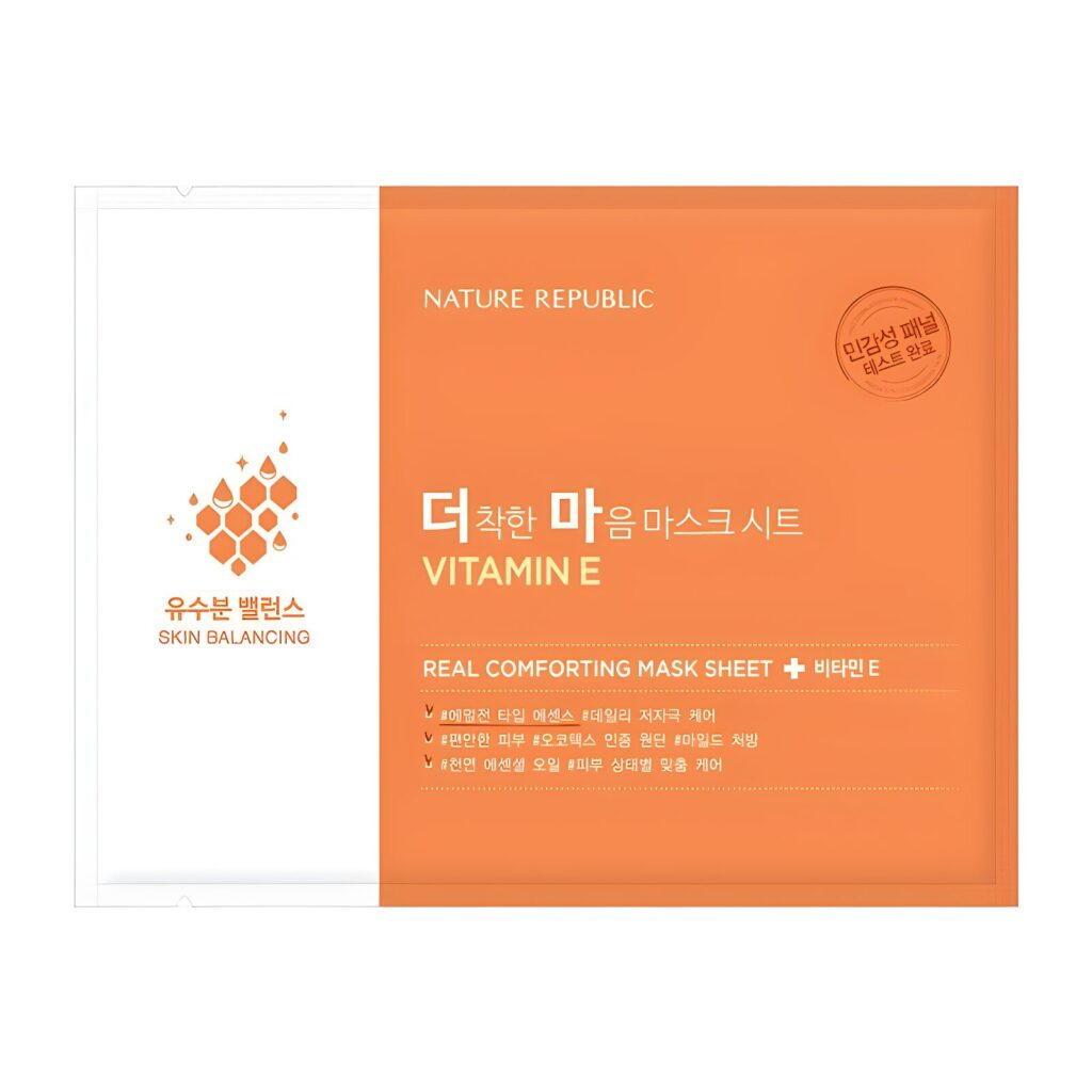 Nature Republic REAL COMFORTING MASK SHEET Vitamin E Nature Republic REAL COMFORTING MASK SHEET Vitamin E