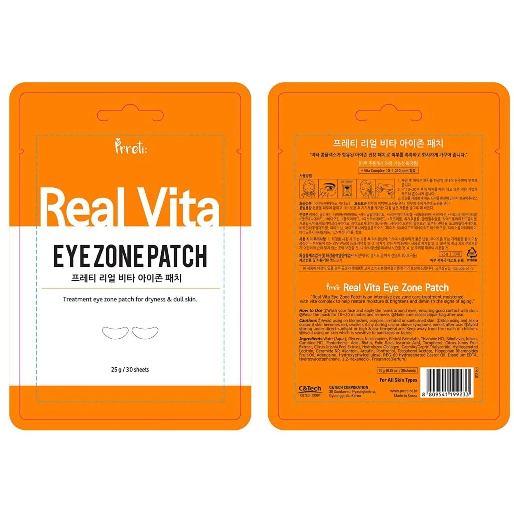 PRRETI Real Vita Eye Zone Patch 30sheets 25g PRRETI Real Vita Eye Zone Patch 30sheets 25g