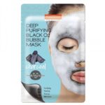 PUREDERM Deep Purifying Black O2 Bubble Mask Charcoal