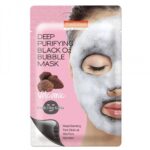 PUREDERM Deep Purifying Black O2 Bubble Mask Volcanic