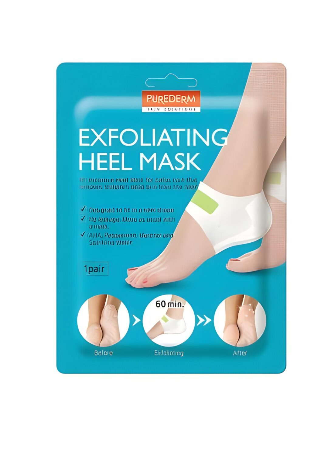 PUREDERM Exfoliating Heel Mask 18g