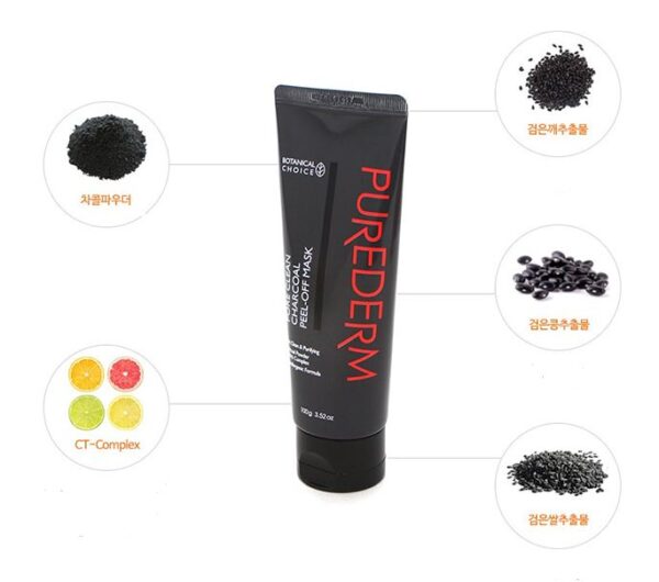 PUREDERM Pore Clean Charcoal Peel-Off Mask 100g