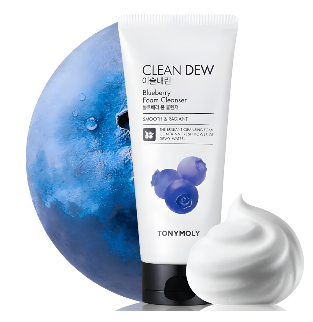 TONYMOLY Clean Dew  Blueberry Foam Cleanser 180ml