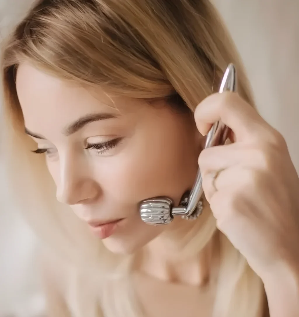 WellDerma Face Lifting Roller Dark Silver