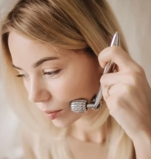 WellDerma Face Lifting Roller Dark Silver