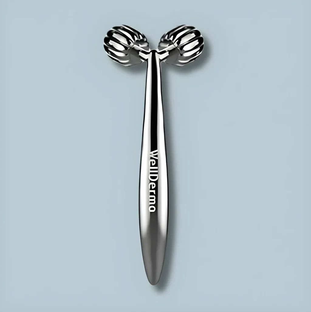 WellDerma Face Lifting Roller Dark Silver